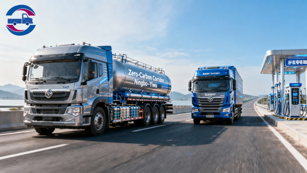 China Launches First Zero-Carbon Heavy-Truck Corridor: Ningbo–Yiwu