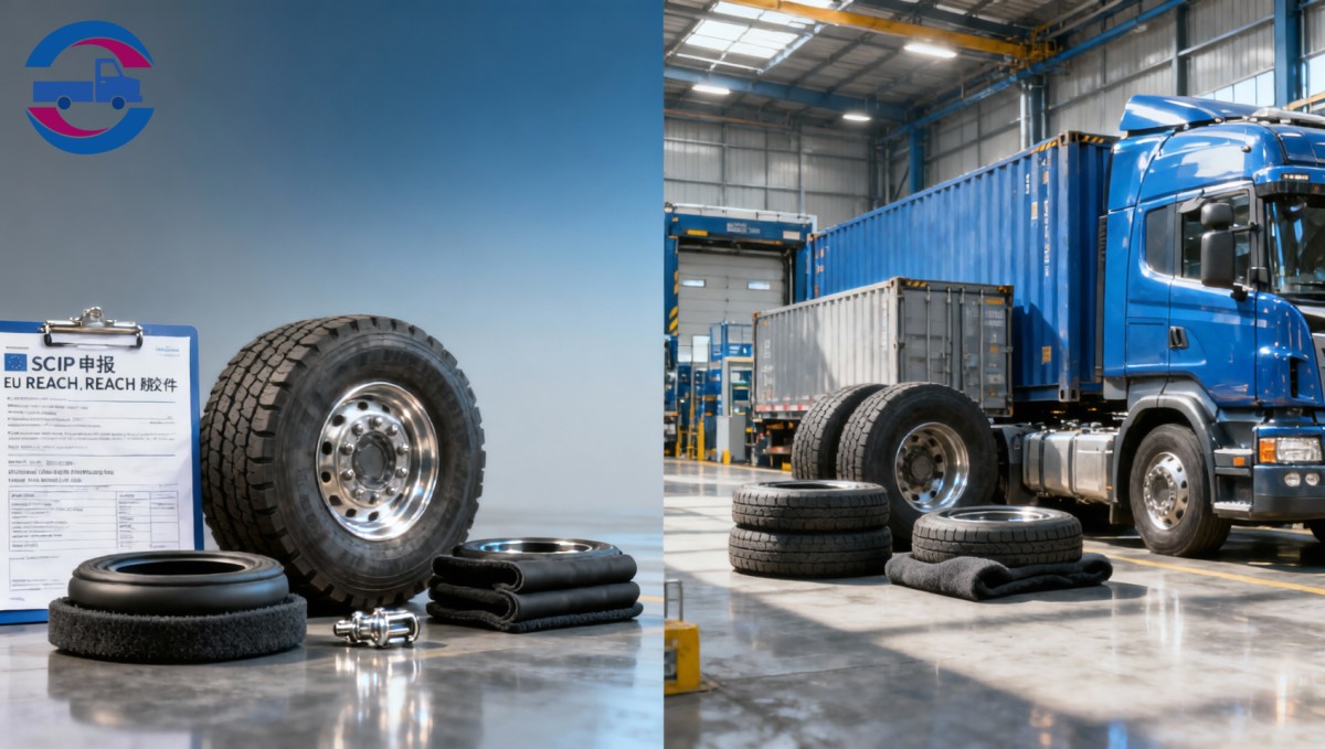 EU Adds SCIP Reporting Rule for Truck Rubber Parts