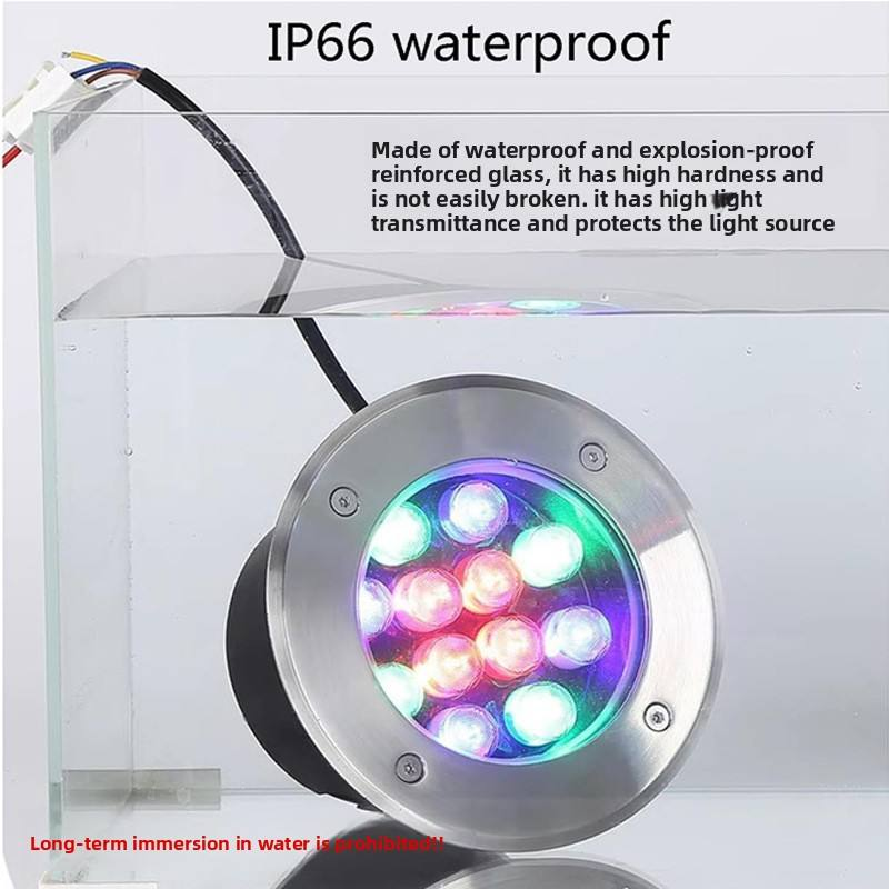 IP65 Waterproof Aluminum 1W 2700K Ra80 2-Year Warranty Outdoor LED Warehouse Underground Light Remote Control AC Light