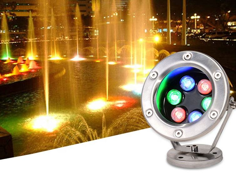 New 12W LED DC12V Warm White Submersible Lightweight Outdoor Tank Spotlight