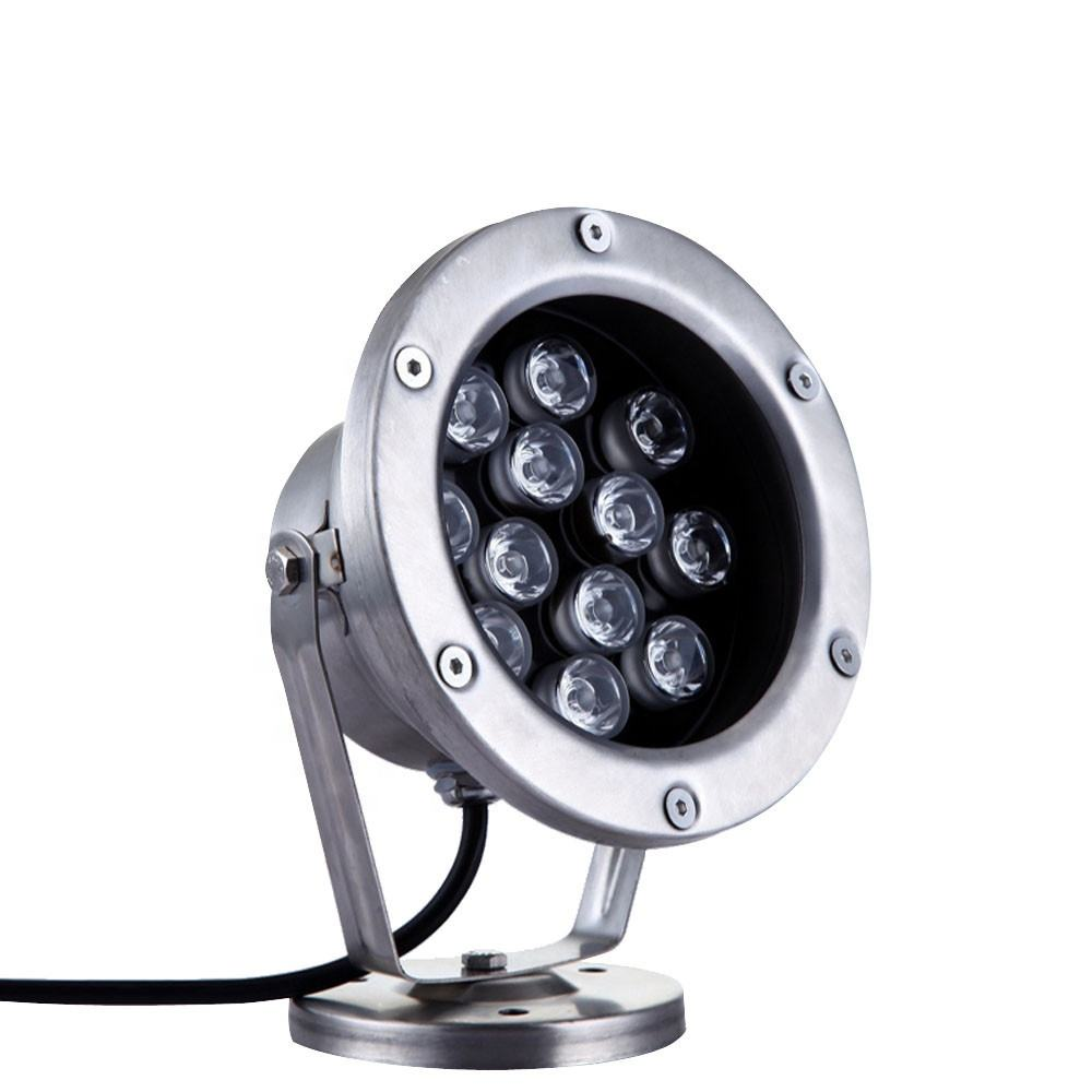 IP68 12V Outdoor Underwater Fountain Swimming Pool Light with LED Lights - Warm White Daylight RGB