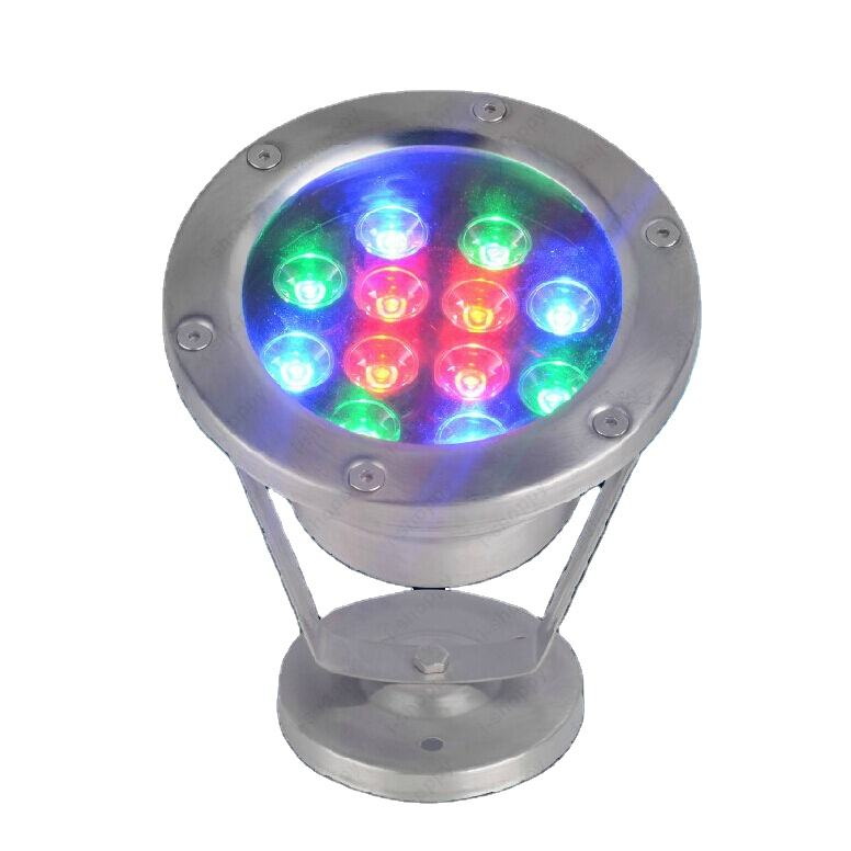 IP68 12V Outdoor Underwater Fountain Swimming Pool Light with LED Lights - Warm White Daylight RGB