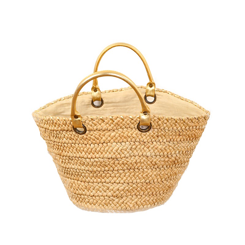 Korean style fashionable and artistic solid color straw bag