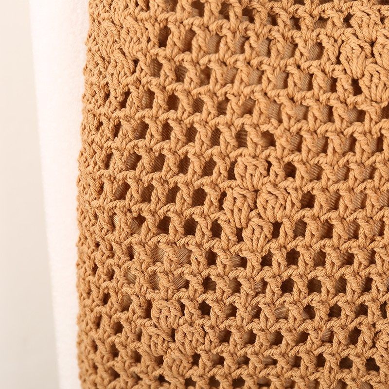 Stylish Summer Large Capacity Lazy Style Shoulder Knitted Bag