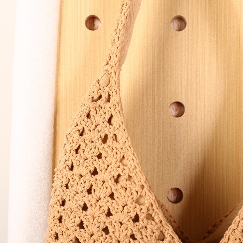 Stylish Cherry Woven Shoulder Bag