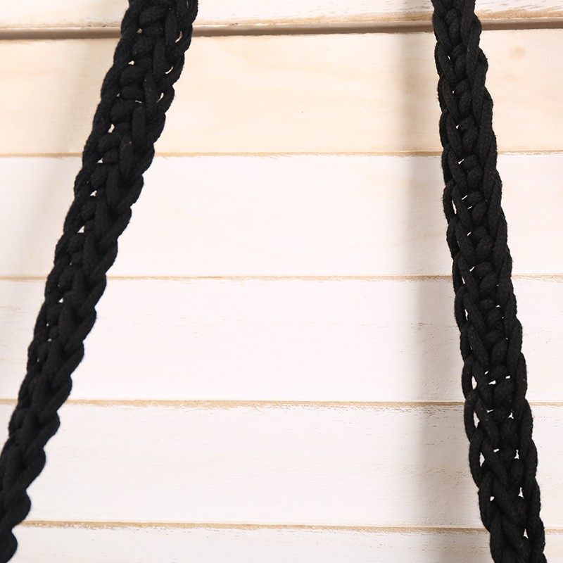 Korean style smiley face woven bag