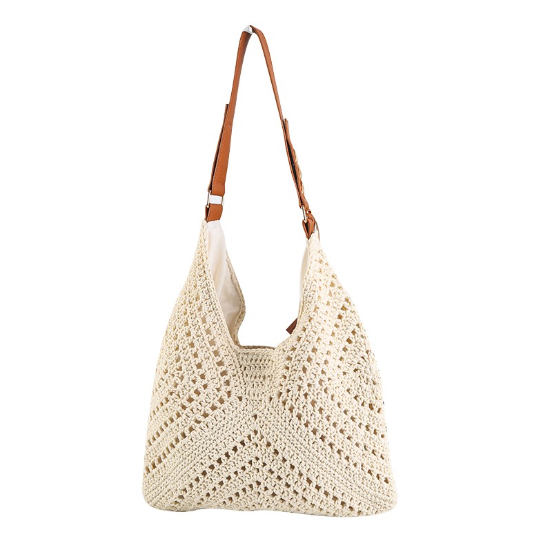 Little Elephant Cotton Rope Straw Bag