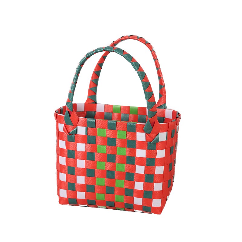 New Christmas Dopamine-Infused Colorful Gift Bag, Large Capacity Handbag, Crossbody Bag, Versatile for Outings
