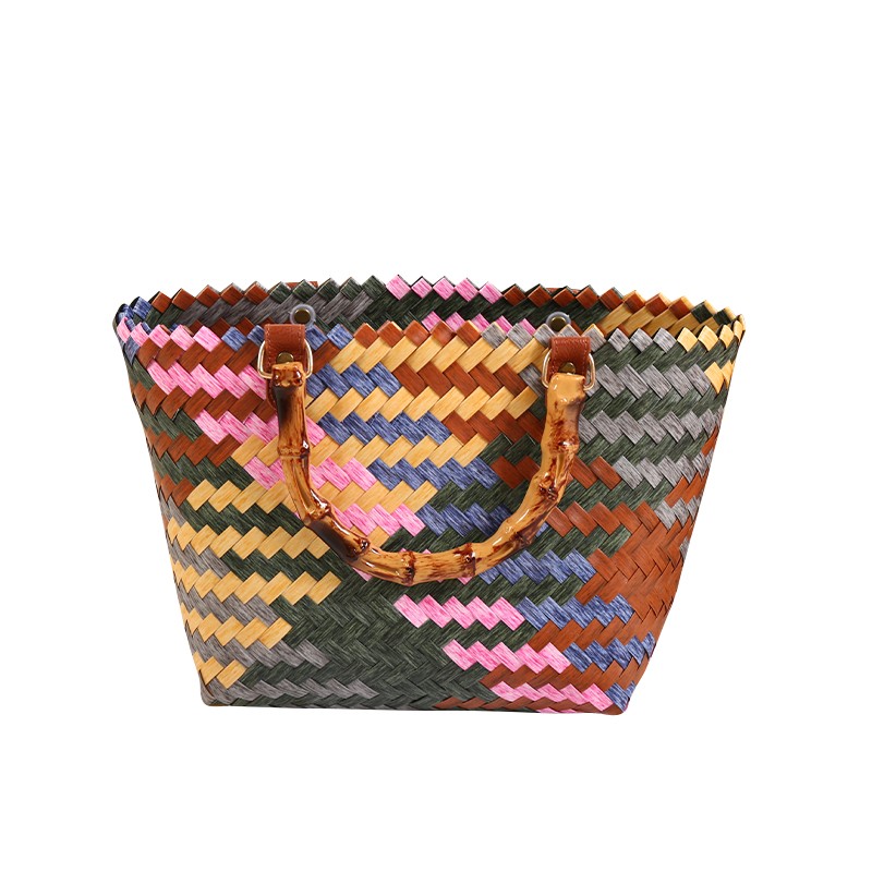 Rattan bamboo joint bag