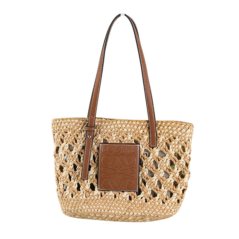 Openwork woven bag