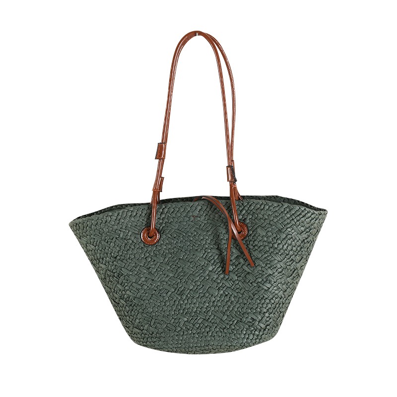 Color-blocked shoulder bag