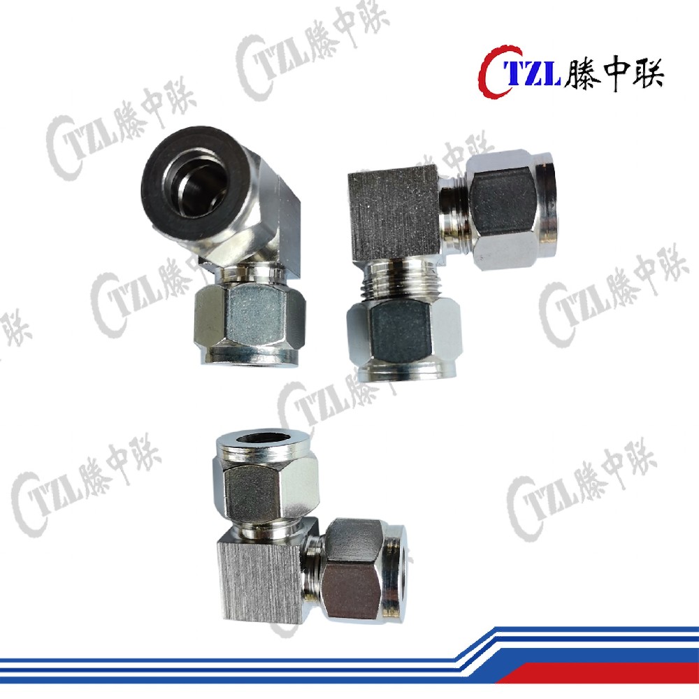 Stainless‑Steel Ferrule‑Type Elbow Union Fitting