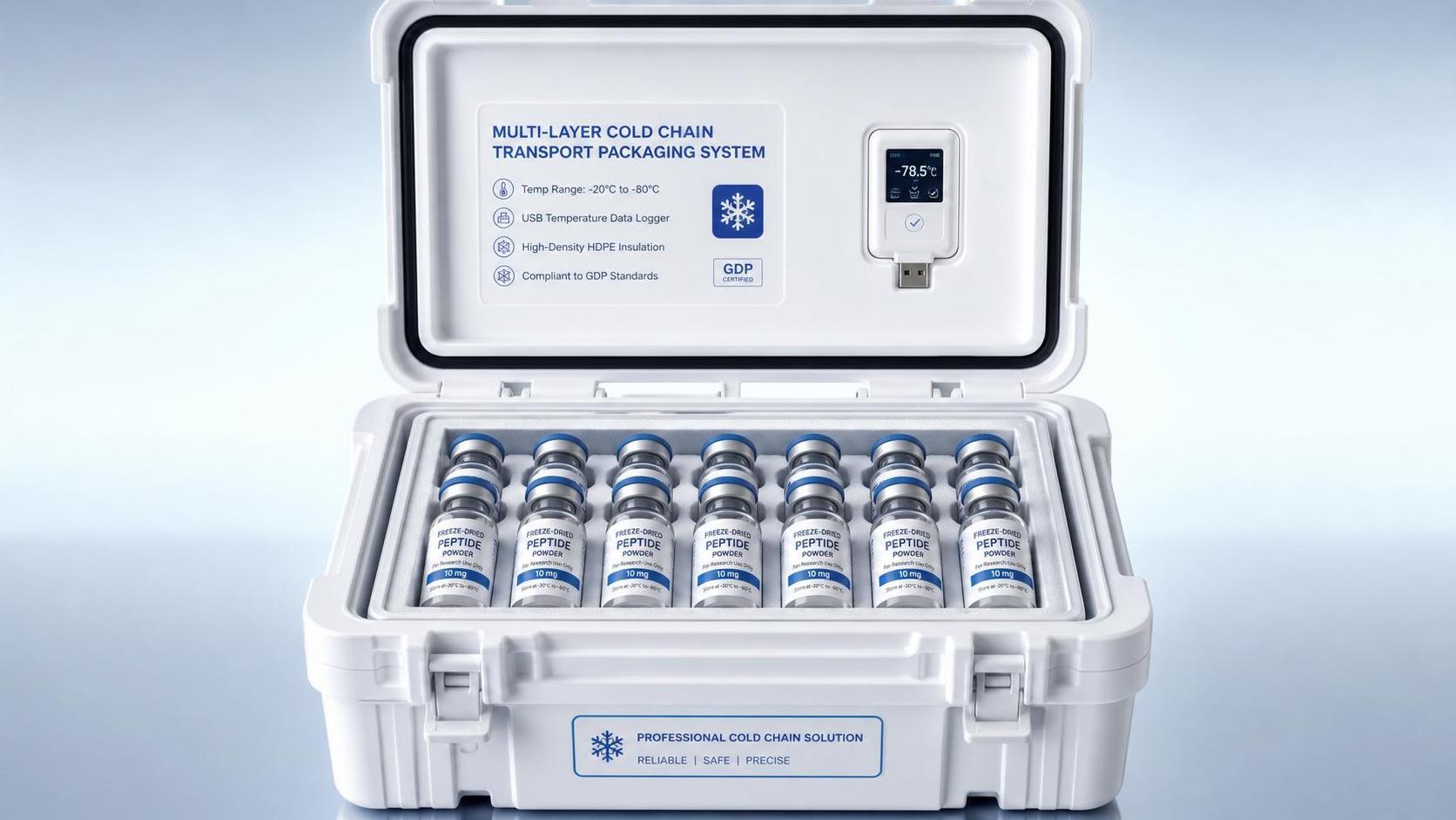 How Does a Professional Peptide Factory Ensure Cold-Chain Integrity During International Shipping?