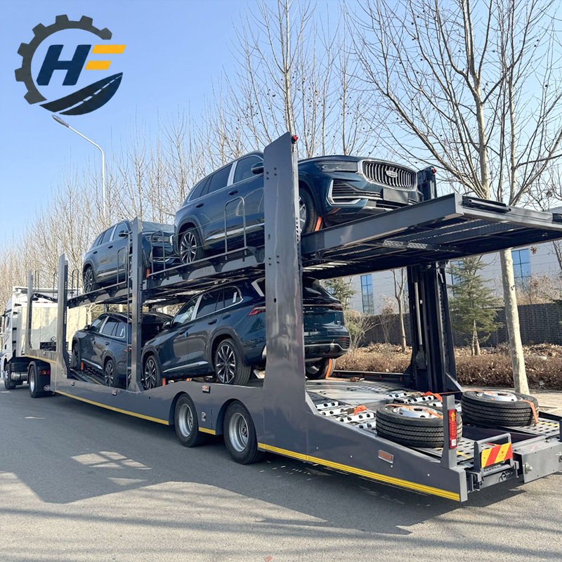 Transporteur de voitures à 3 essieux