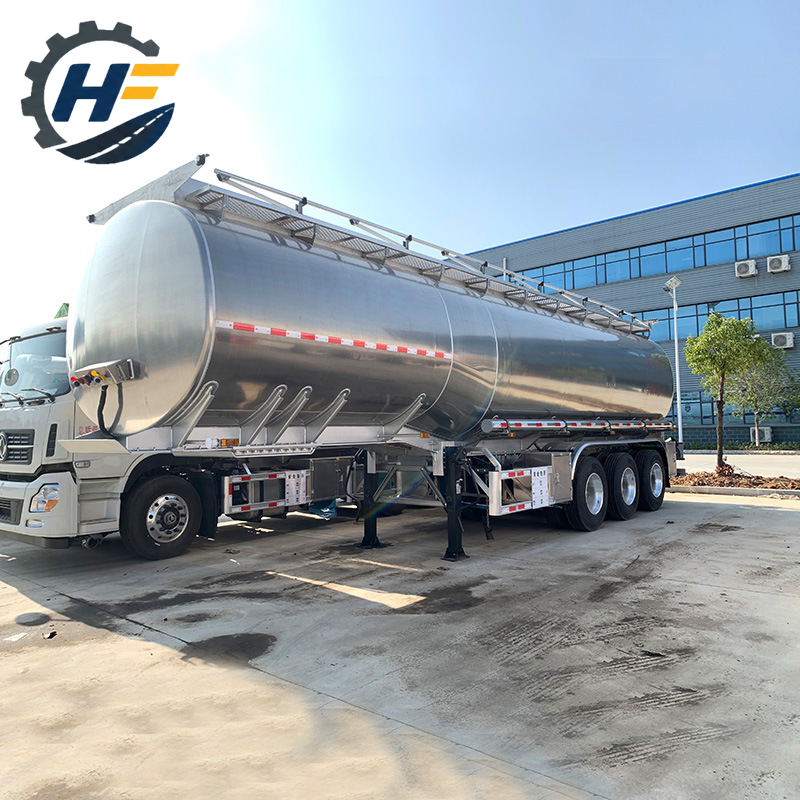 Camions-citernes en alliage d'aluminium de 40 CBM