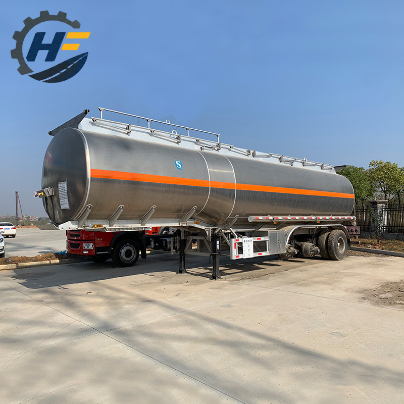 Camions-citernes en alliage d'aluminium de 40 CBM
