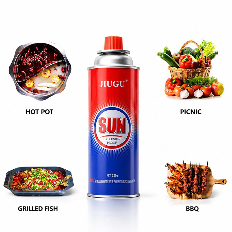 Portable gas cylinder