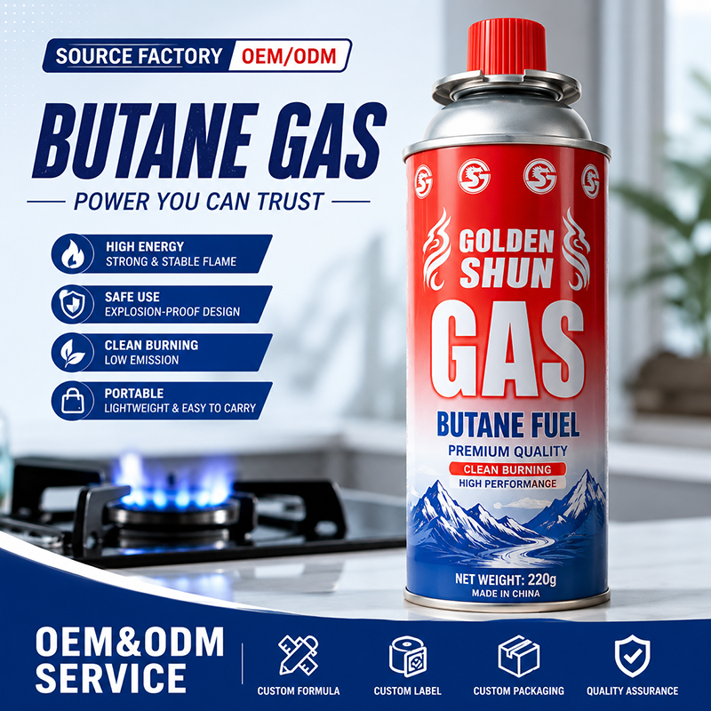 Butane gas cylinder