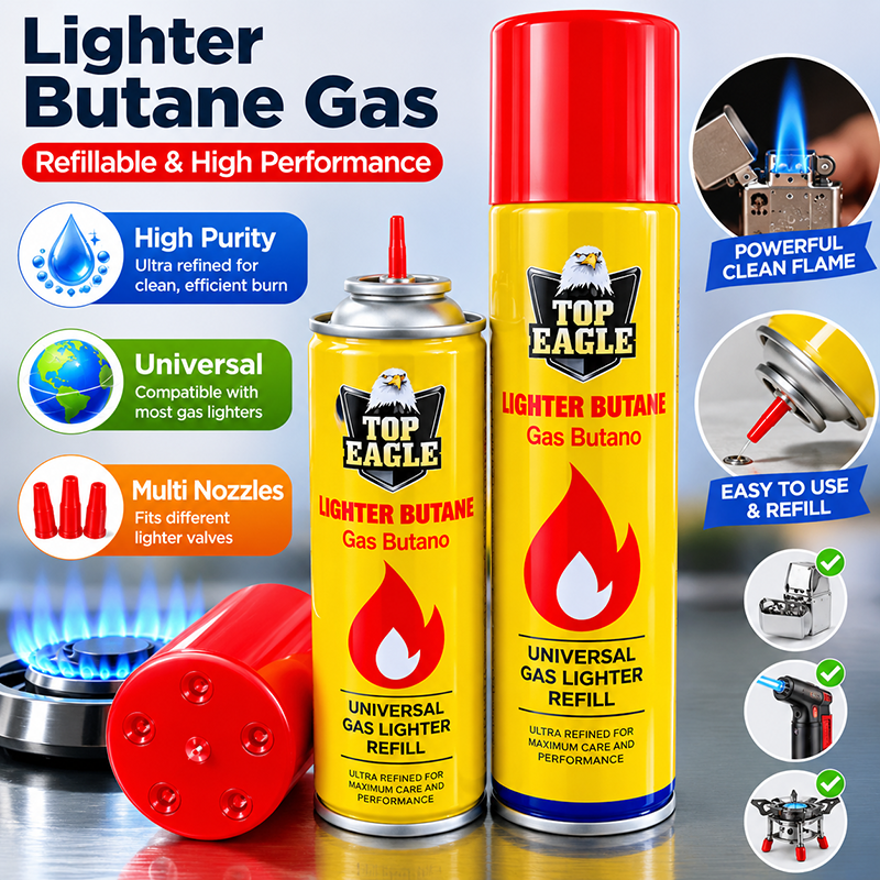 Lighter refill gas