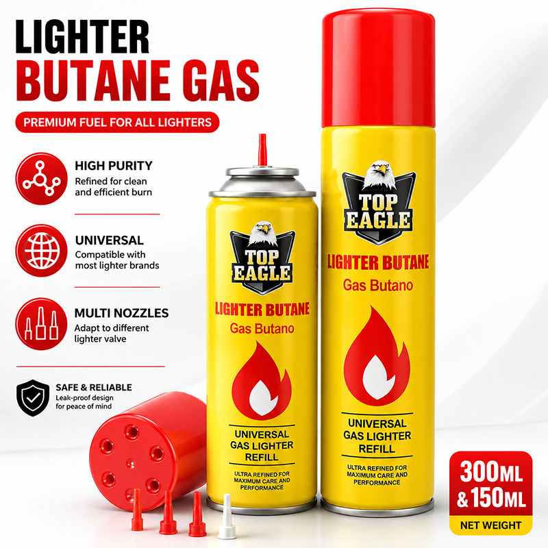 Lighter refill gas