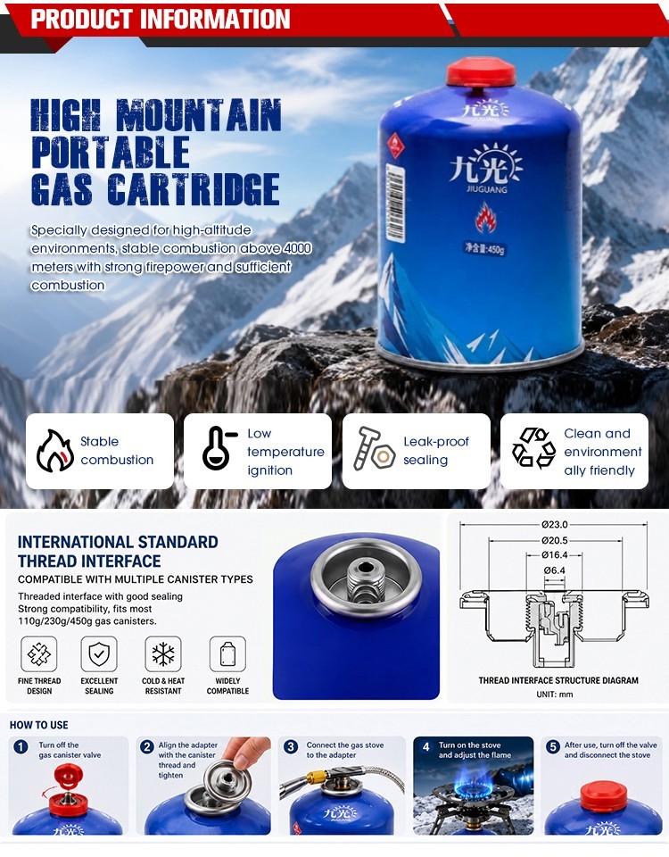 Alpine gas cartridge