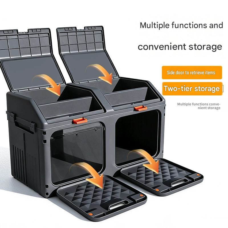 Foldable Storage Box, Car Trunk Organizer, Outdoor Camping Storage Container, Home & Camping Storage Bin for Camping & Household Use
