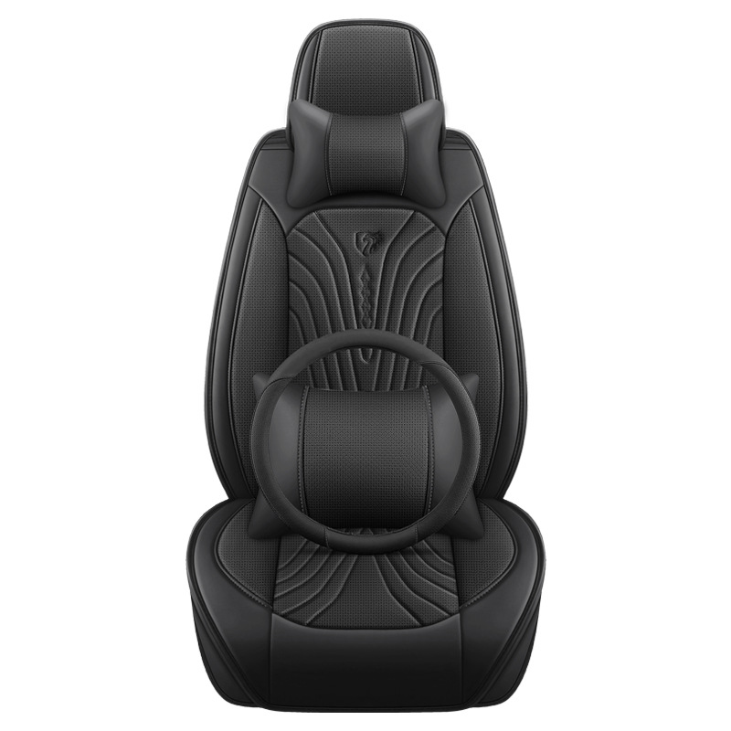 All Season Full Leather Luxury Car Seat Cover for Sedans, Wholesale & Custom Available