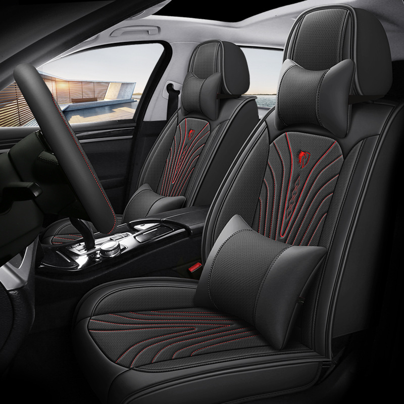 All Season Full Leather Luxury Car Seat Cover for Sedans, Wholesale & Custom Available