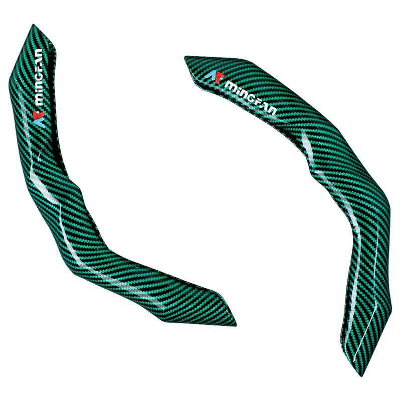 Carbon Fiber Clip-on Car Steering Wheel Cover, Nappa Leather, Ultra-thin Cool Stylish Anti-slip Grip, All Season Universal, Wholesale OEM ODM