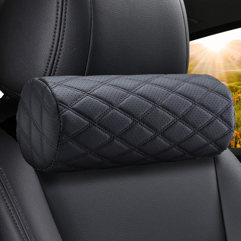 Luxury Car Neck Pillow with Memory Foam Core, Wear-resistant Stain-resistant Breathable Car Headrest, All Season Universal, Wholesale OEM Private Label
