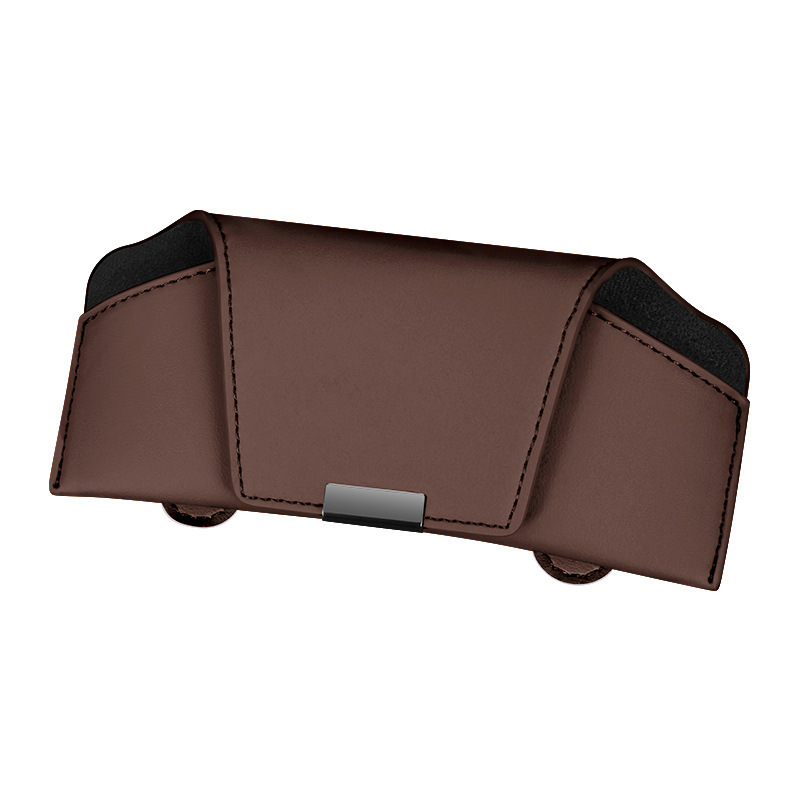Magnetic Car Sunglasses Clip, Portable Sun Visor Storage Box for Glasses & Cards, Wholesale & Custom