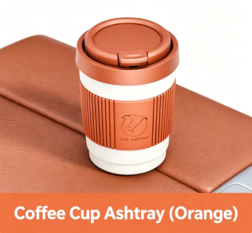 Custom Wholesale Car Ashtray, Creative Multifunctional Lidded Auto Ashtray, Ash Fly Prevention, Premium Car Storage Accessory
