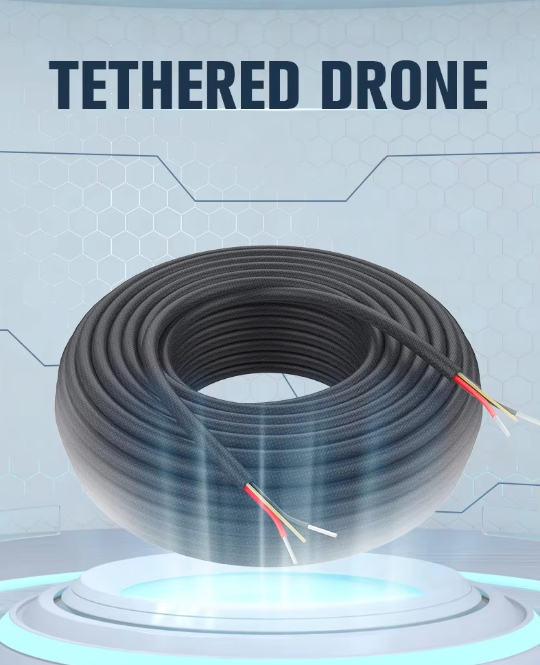 Drone Cables1 High-Strength Tethered Drone Cables