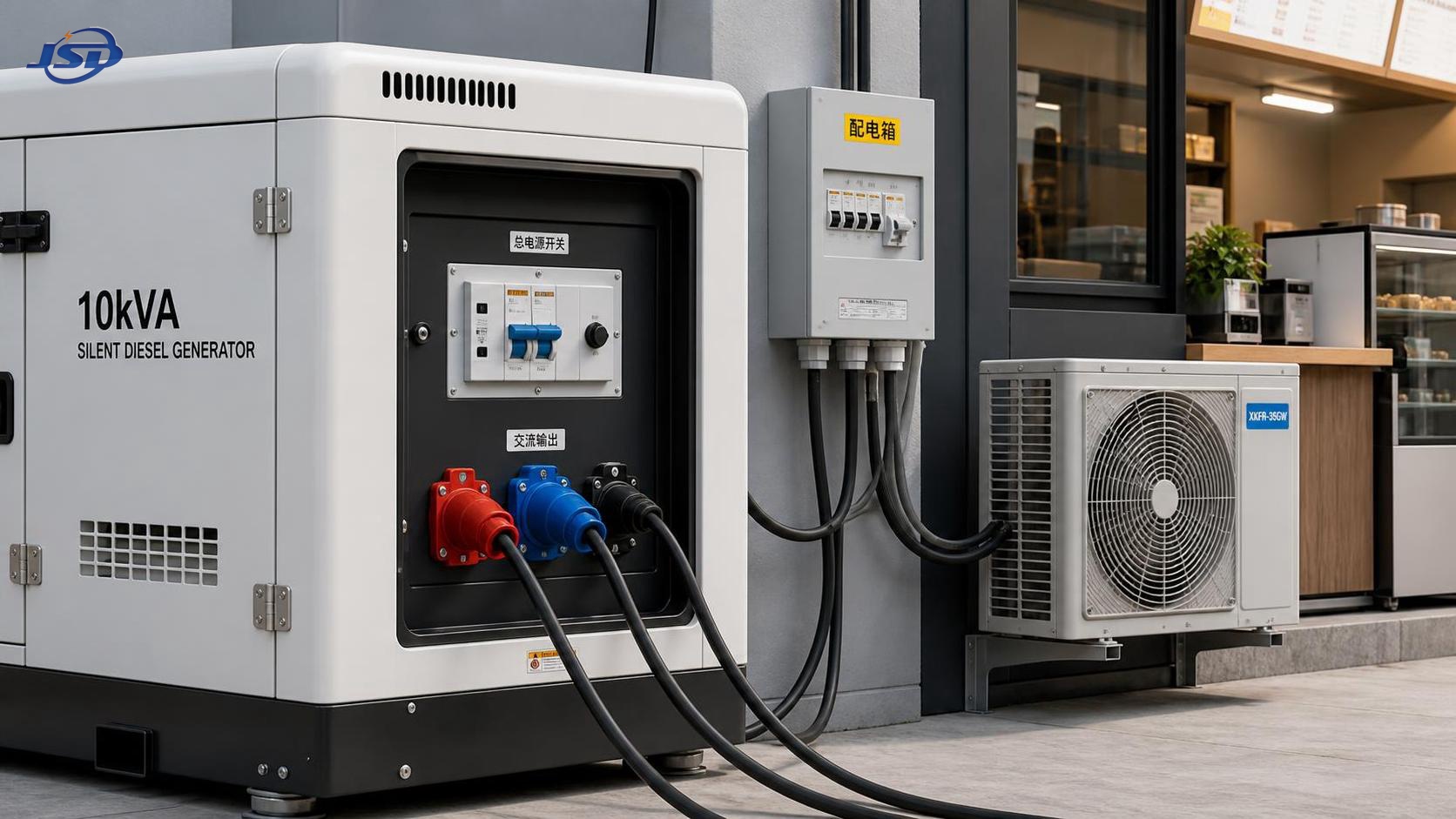 Can a 10kva silent generator run air conditioners and shop equipment together? Can a 10kva silent generator run air conditioners and shop equipment together?