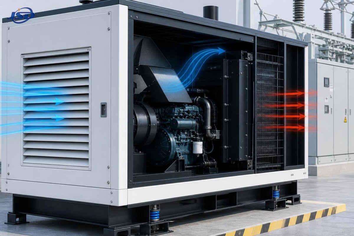 What makes a diesel generator super silent without hurting cooling efficiency? What makes a diesel generator super silent without hurting cooling efficiency?