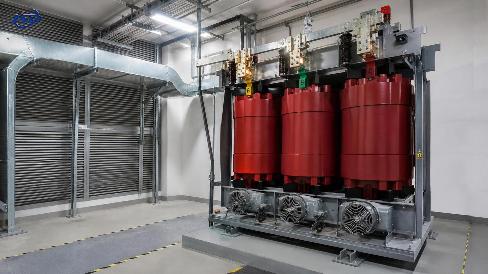 What causes overheating in a ventilated dry type transformer?