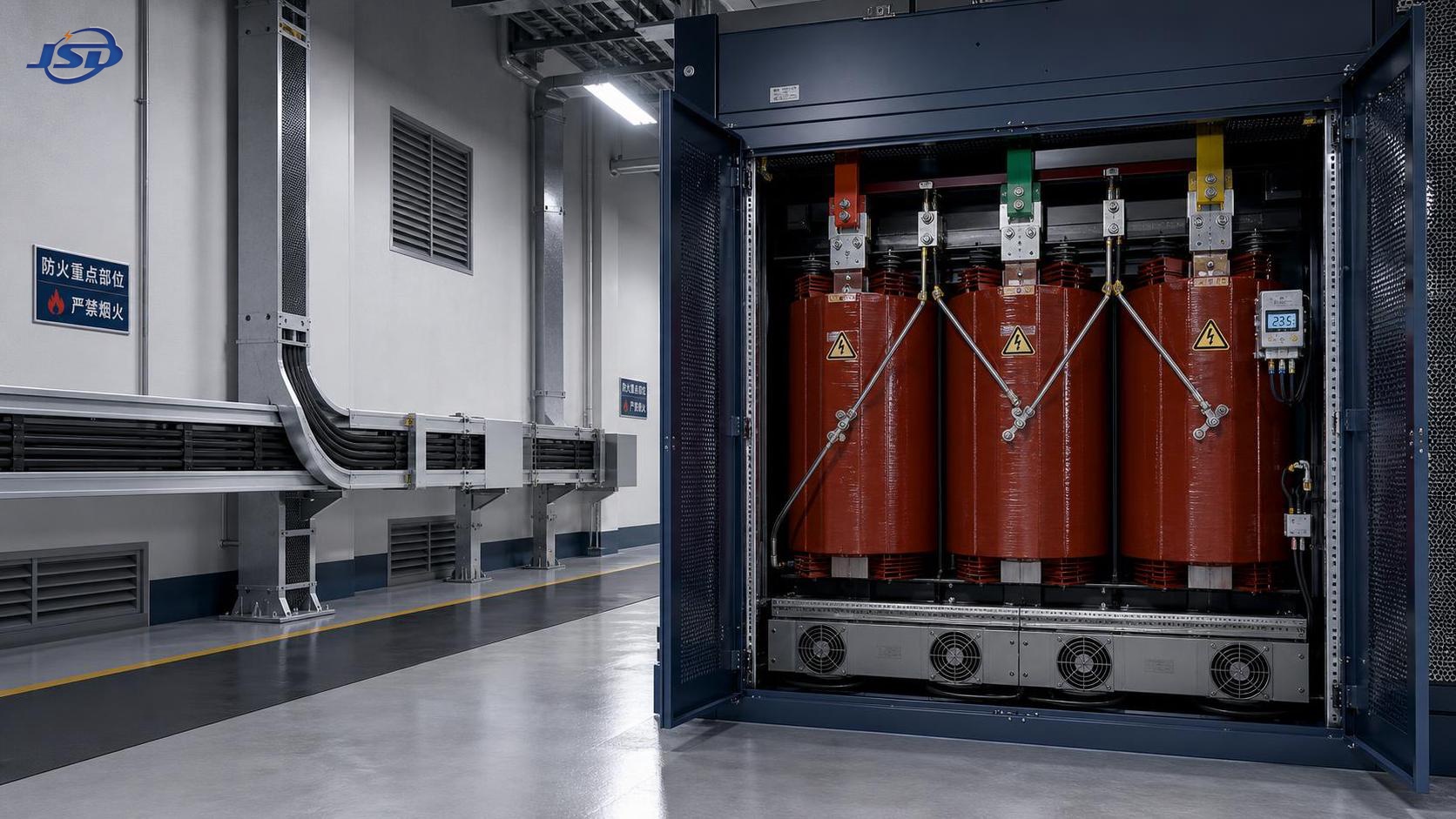 Cast resin transformer or dry transformer for fire-sensitive sites?