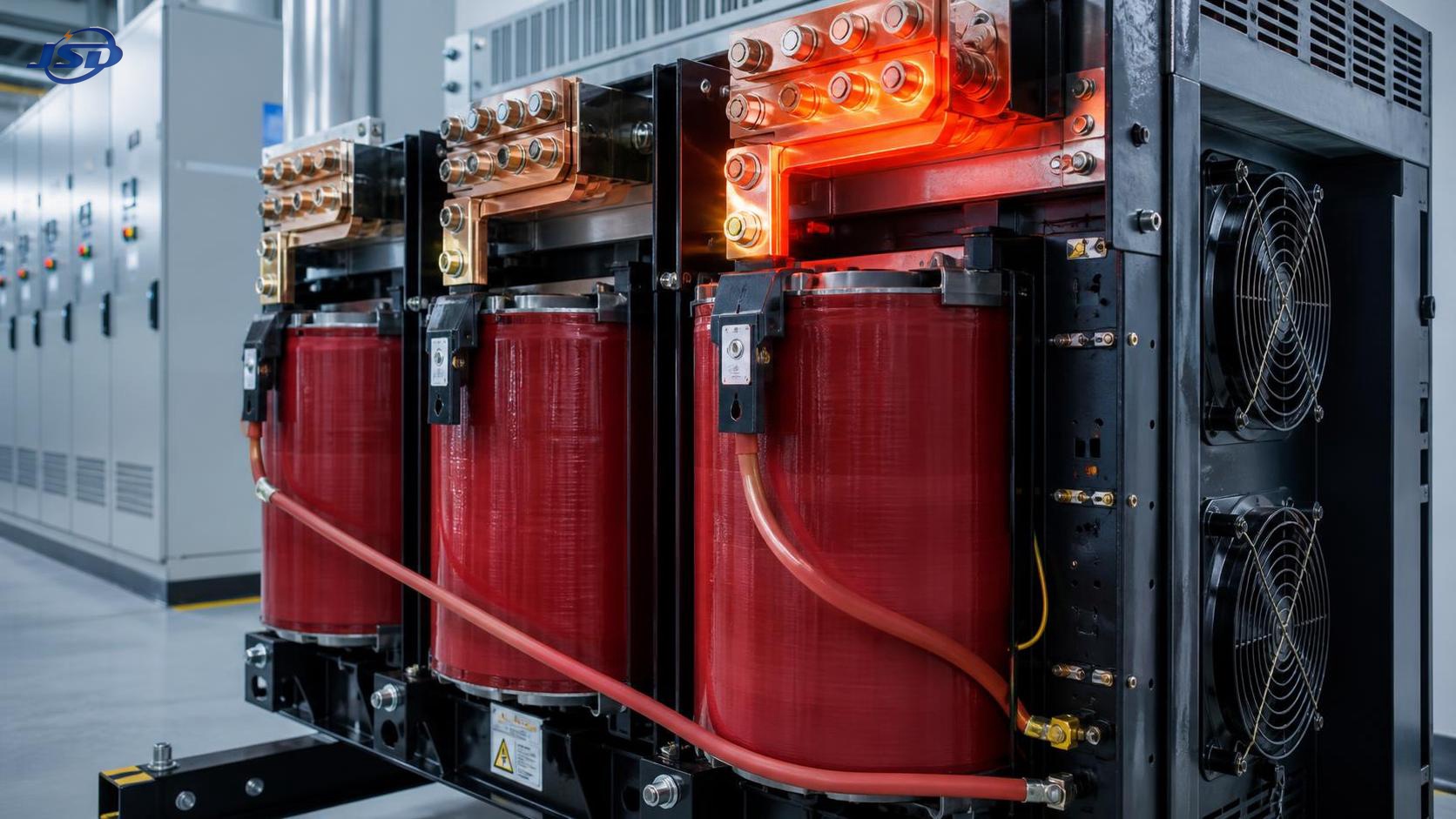 What causes a 100 kVA transformer to overheat under normal load?