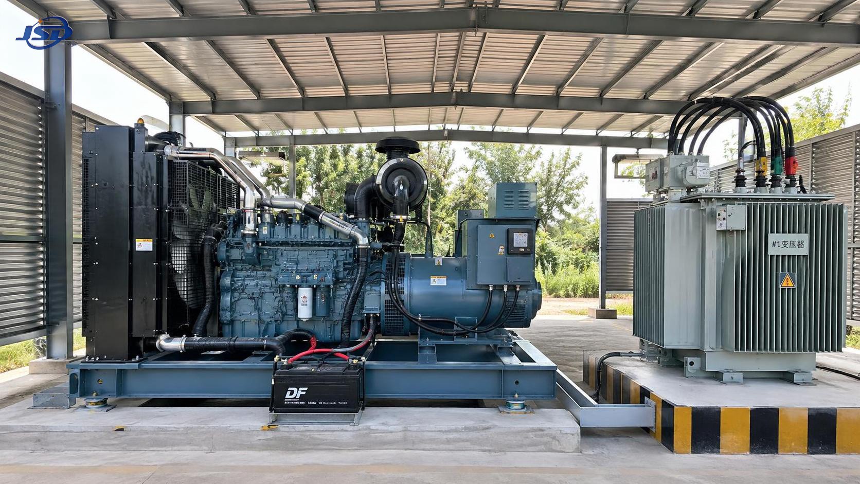 How ambient temperature affects an industrial open frame diesel generator