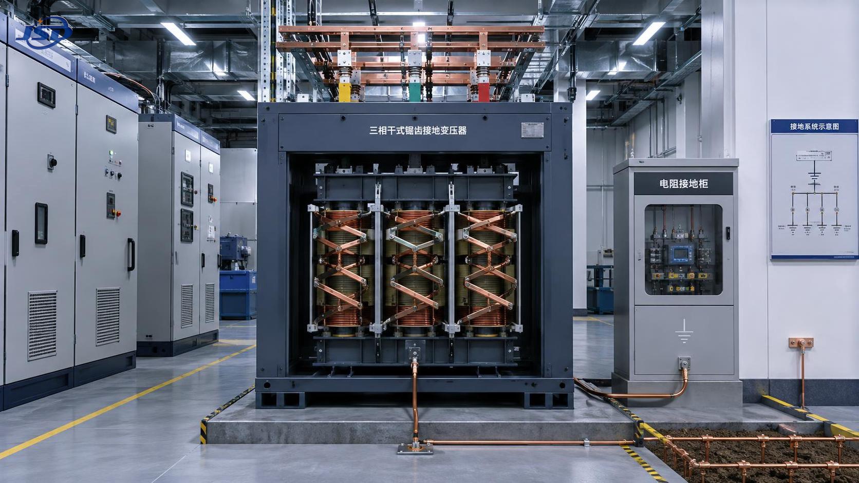 Why a zig zag grounding transformer creates a neutral point