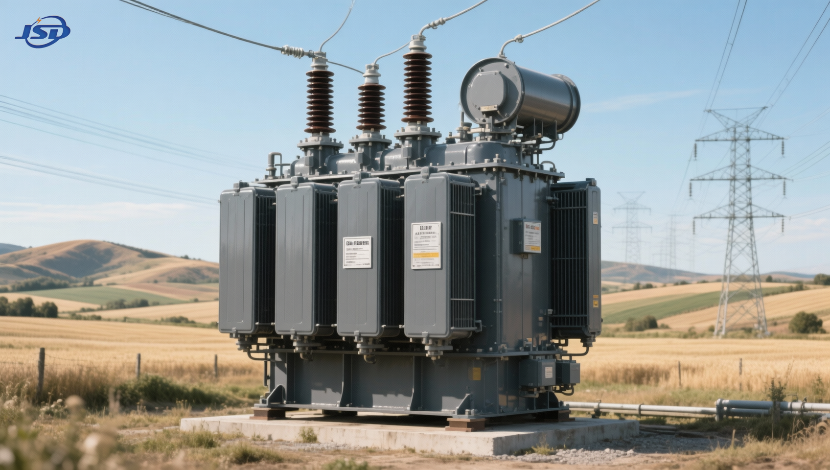 What load capacity range do utility transformers typically support for rural grid applications?