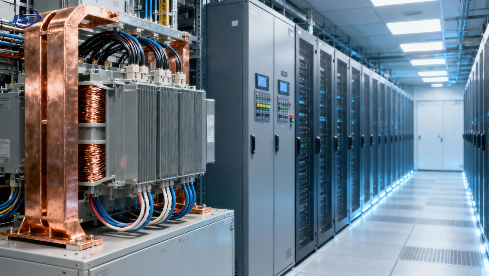 Power Distribution Transformers for Data Centers: Managing Harmonics and PUE