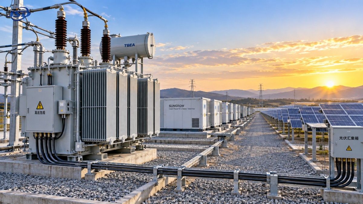 Conception de transformateurs de poste pour centrales solaires avec des charges CC-CA élevées