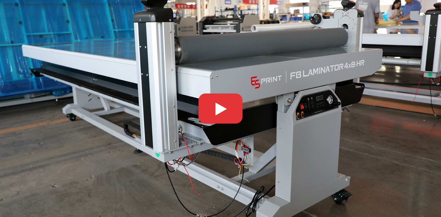 LF1325-B4 (1.3*2.5m/4*8ft) Flatbed Applicator Video