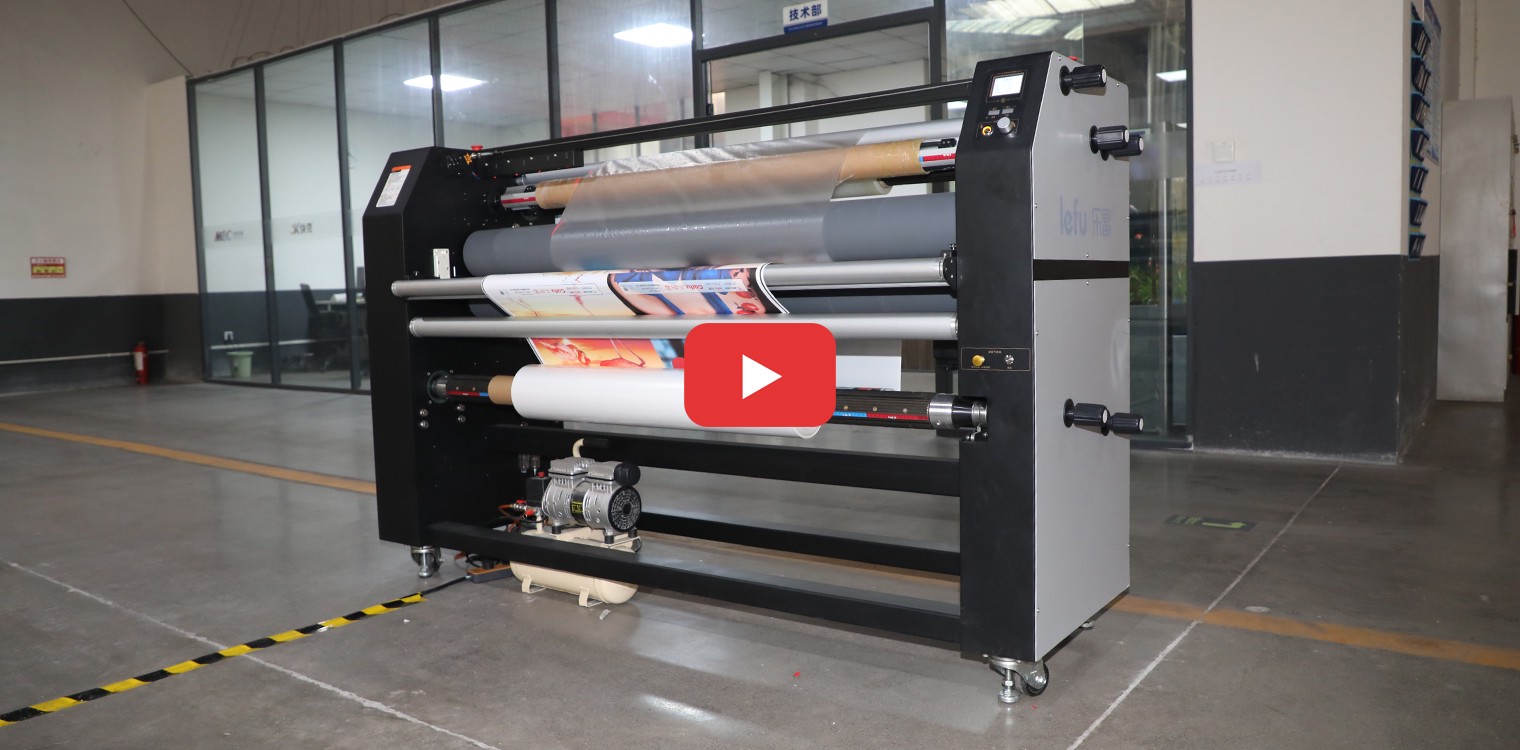 LF1700-F1 Plus Laminator (50m/min) Video