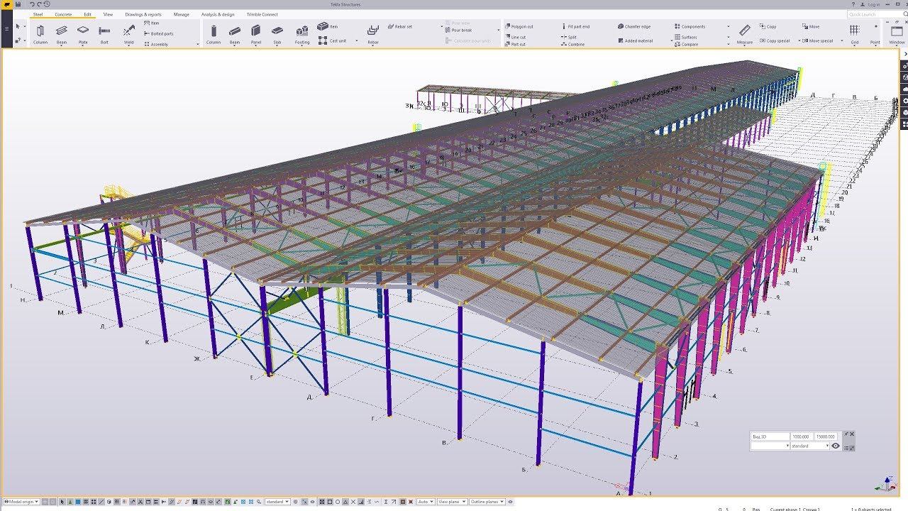 Modular Steel Frame for Cold Storage - Anti-Corrosion Coating, -30°C to 50°C Working Temperature