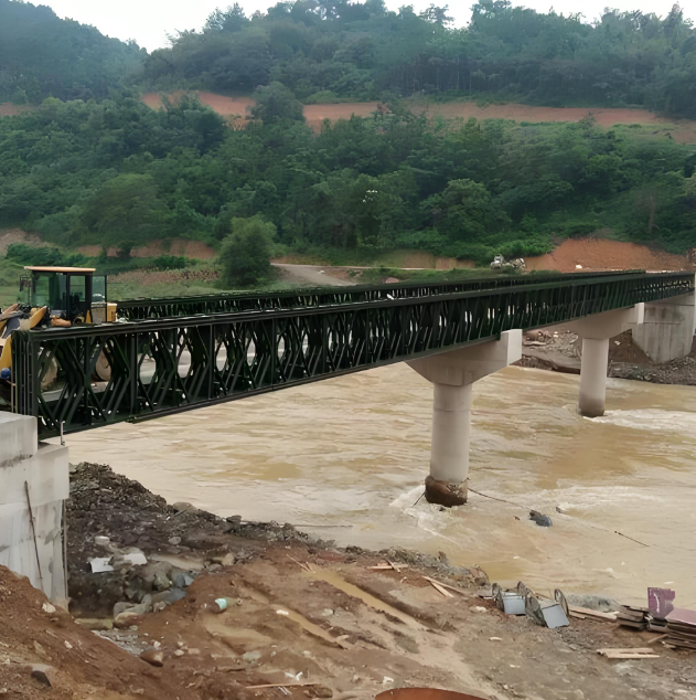 High Strength Modern Bailey Bridge Design and Fabrication Prefabricated Steel Pedestrian Bridges