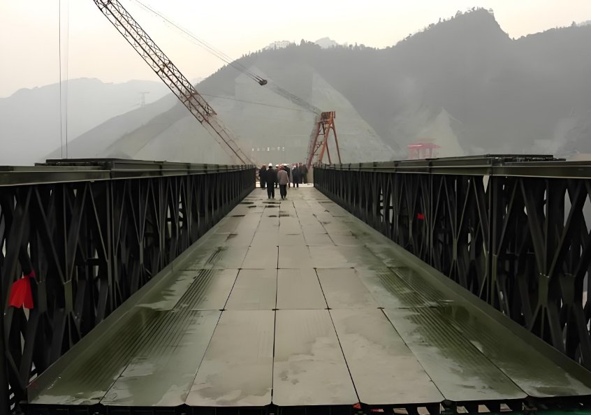 High Strength Modern Bailey Bridge Design and Fabrication Prefabricated Steel Pedestrian Bridges