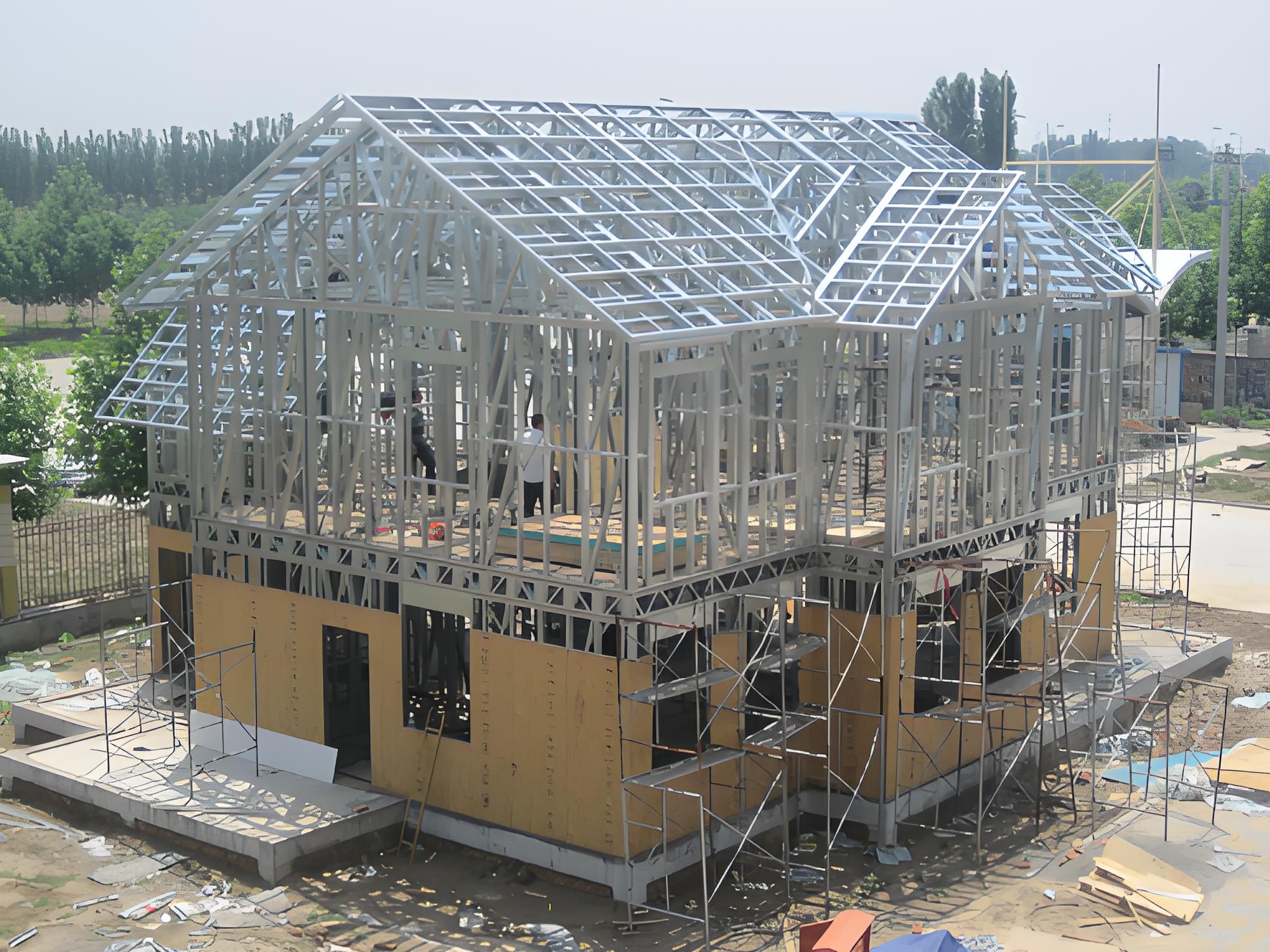 Modern Multi-Story Steel Apartment Steel Structure Hotel Building
