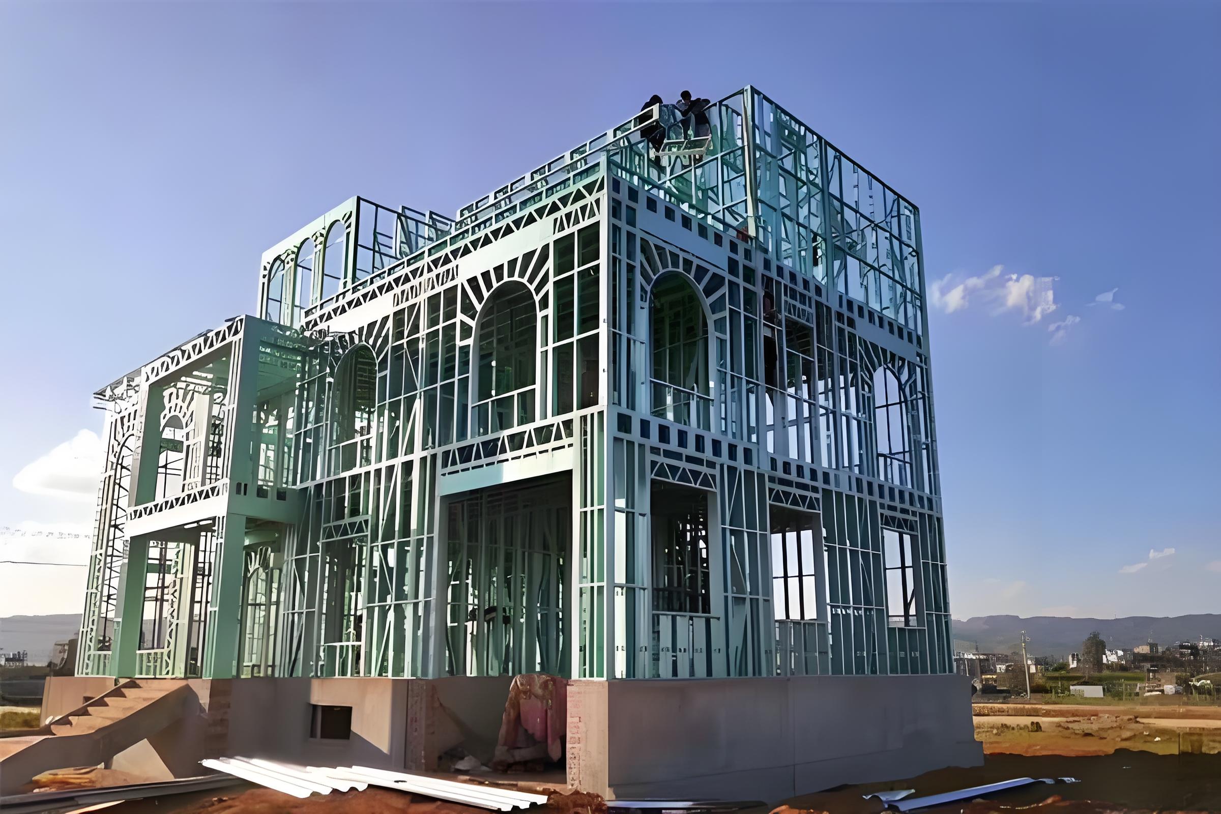 Modern Multi-Story Steel Apartment Steel Structure Hotel Building